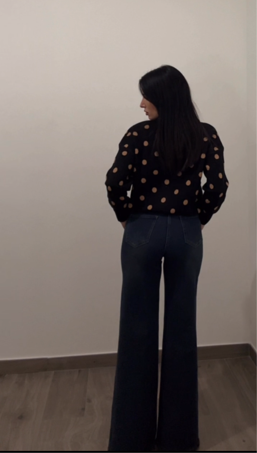 Jeans Wide Leg a vita alta