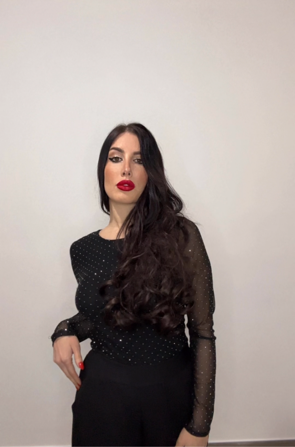 Maglietta con strass