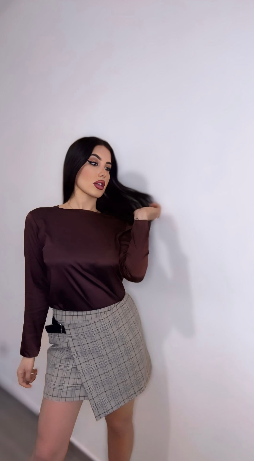 Maglia in Lycra Burgundy