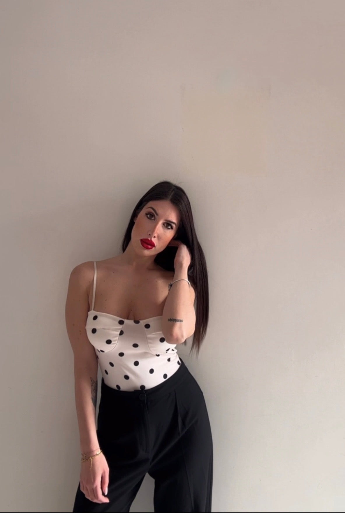 Body a pois 🤍🖤✨