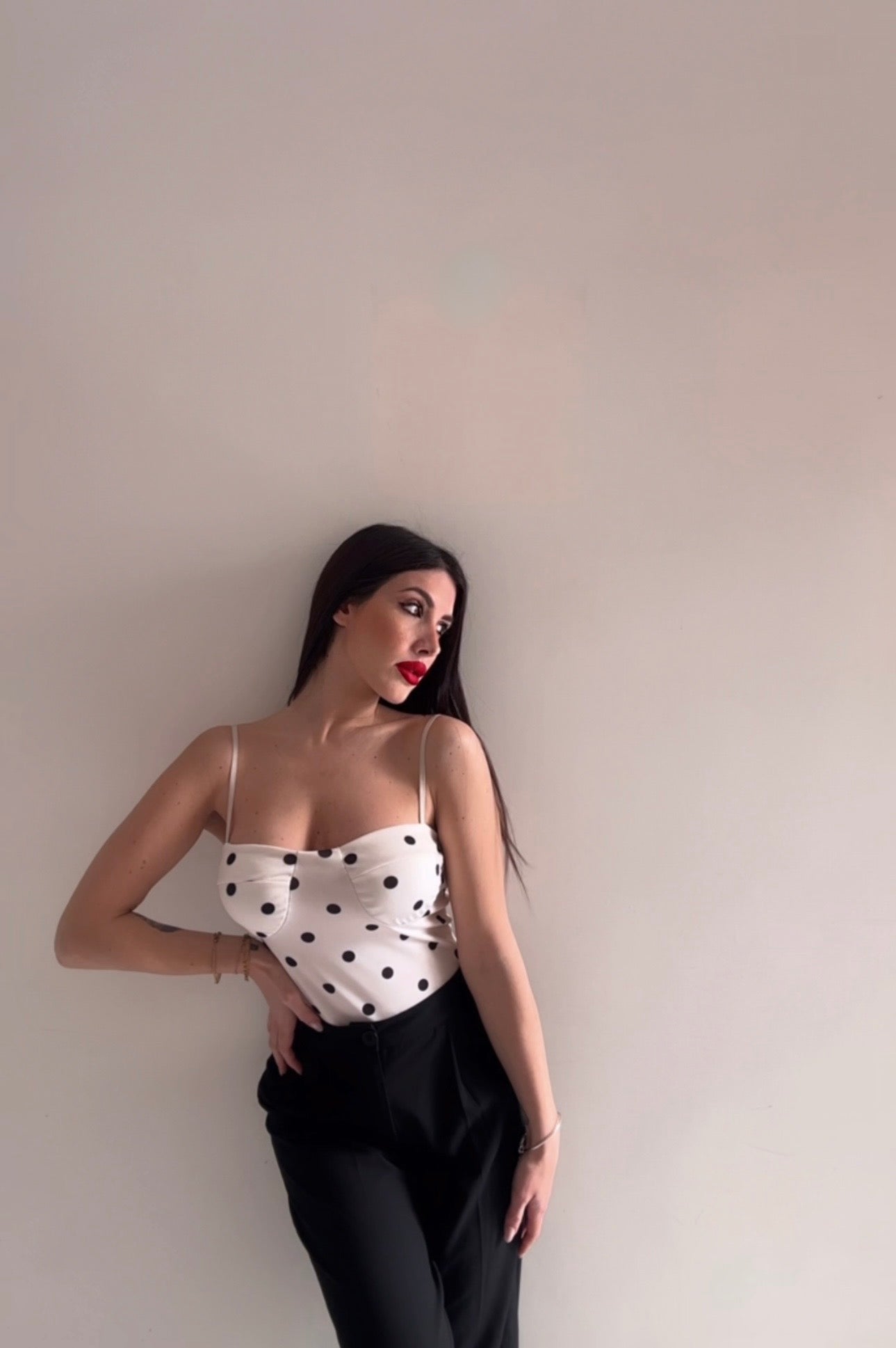 Body a pois 🤍🖤✨
