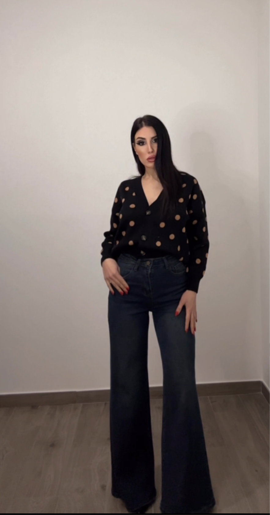 Jeans Wide Leg a vita alta