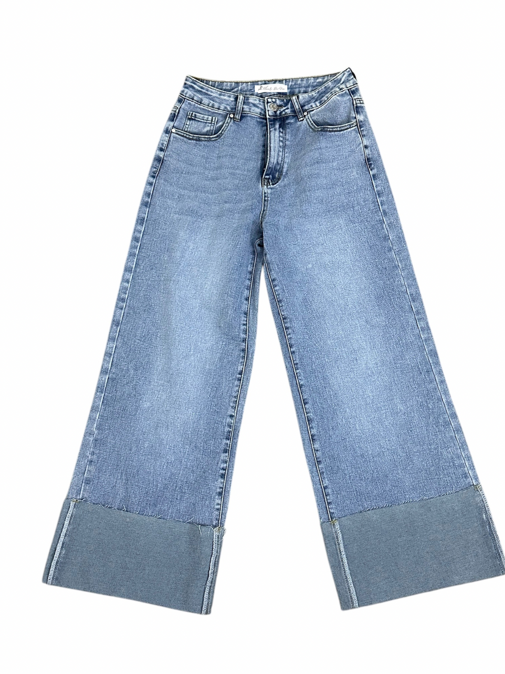 Jeans con pieghe
