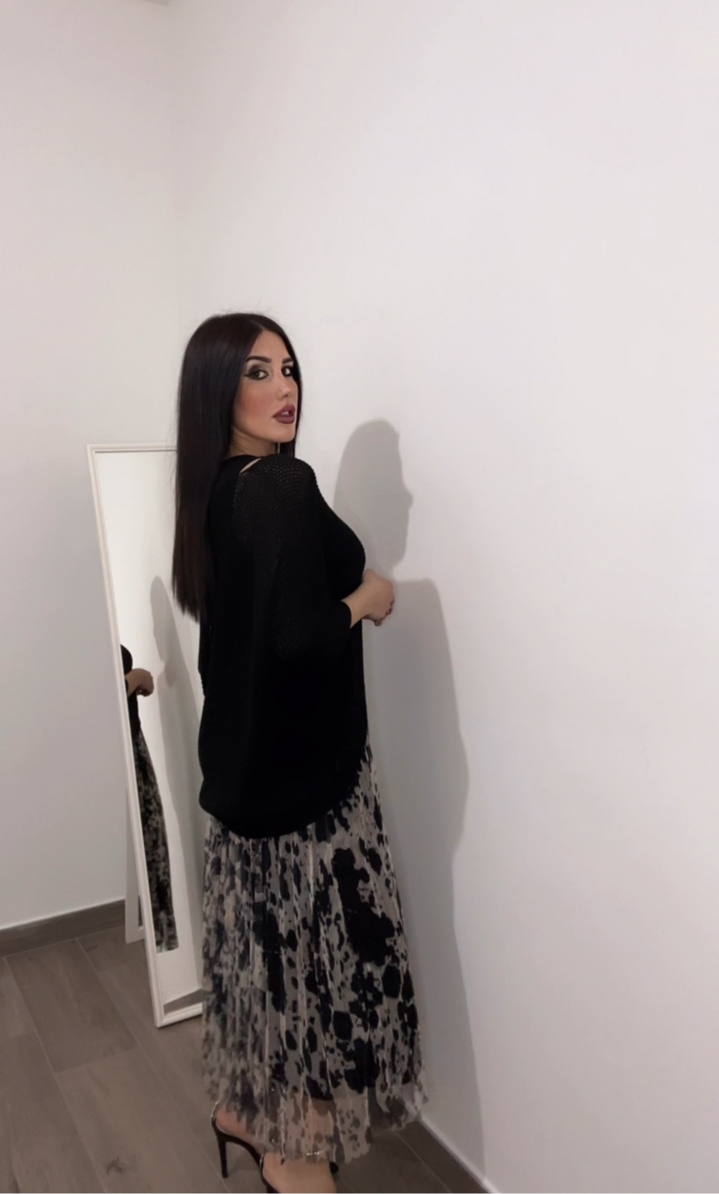 Coordinato donna/ maglia in filo e vestito