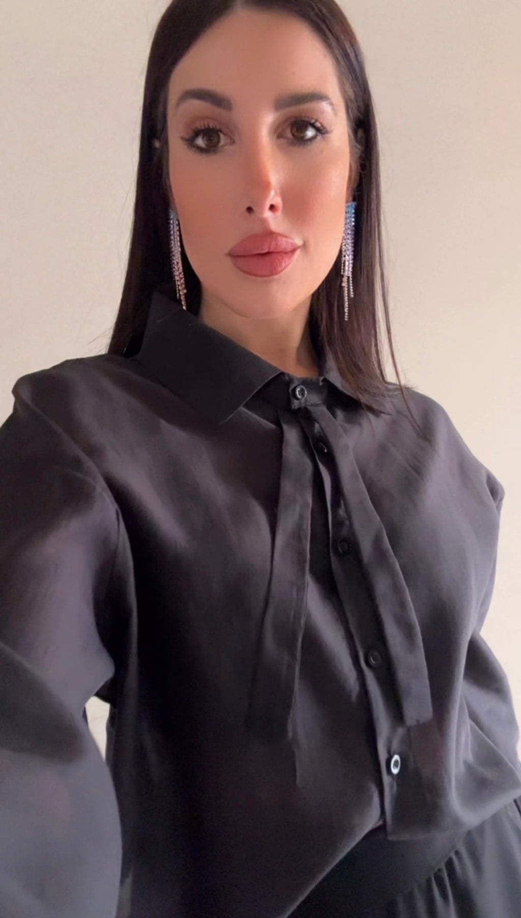 Camicia donna nera super chic ✨