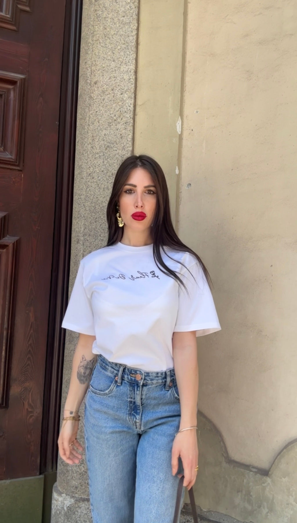 T-shirt donna FLEUR DE VIE logo ✨🌹