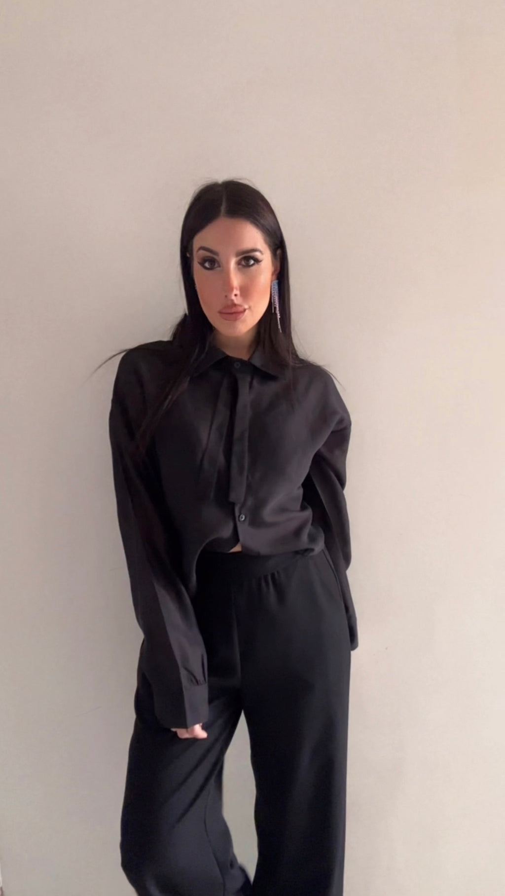Camicia donna nera super chic ✨