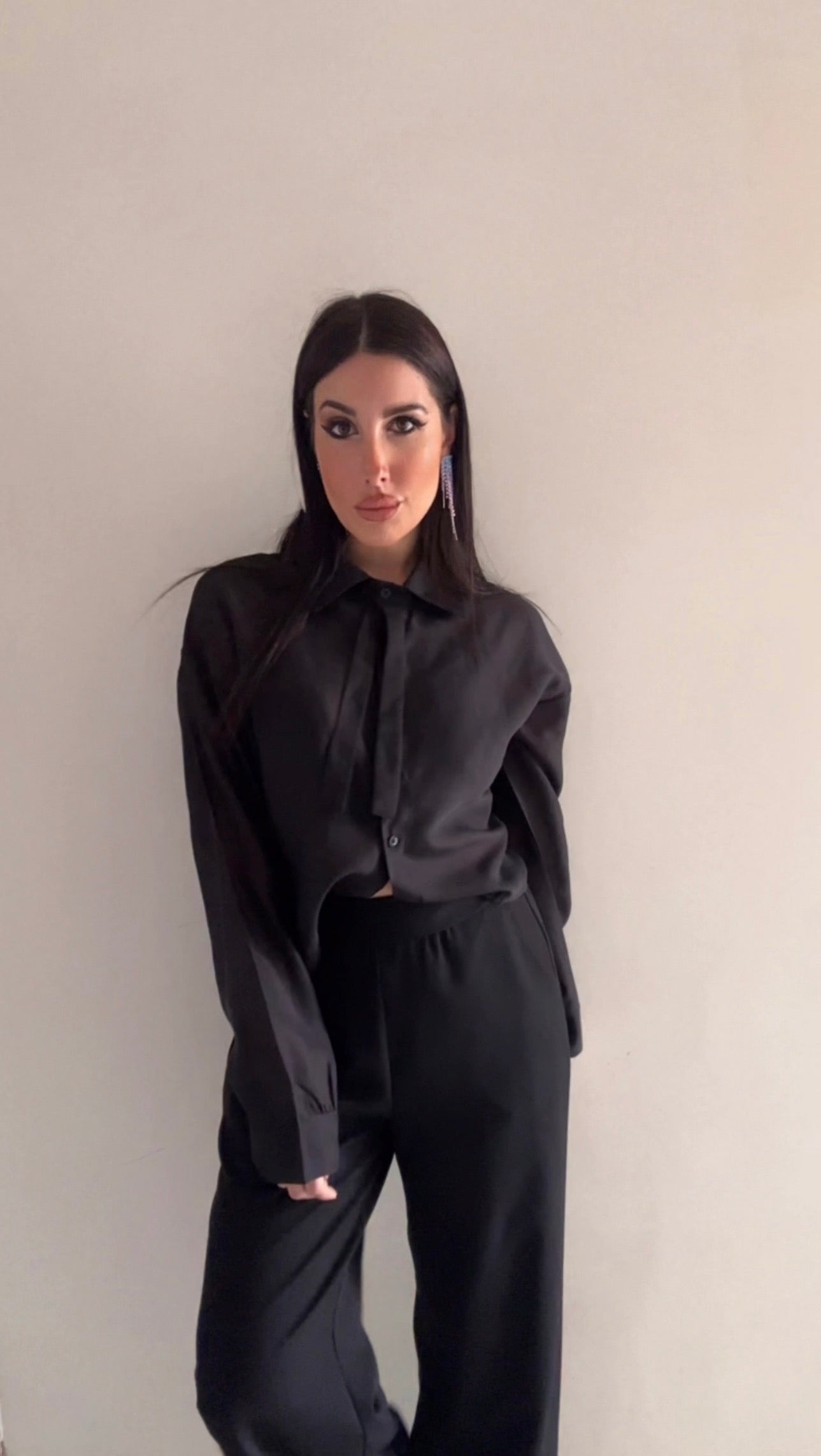 Camicia donna nera super chic ✨