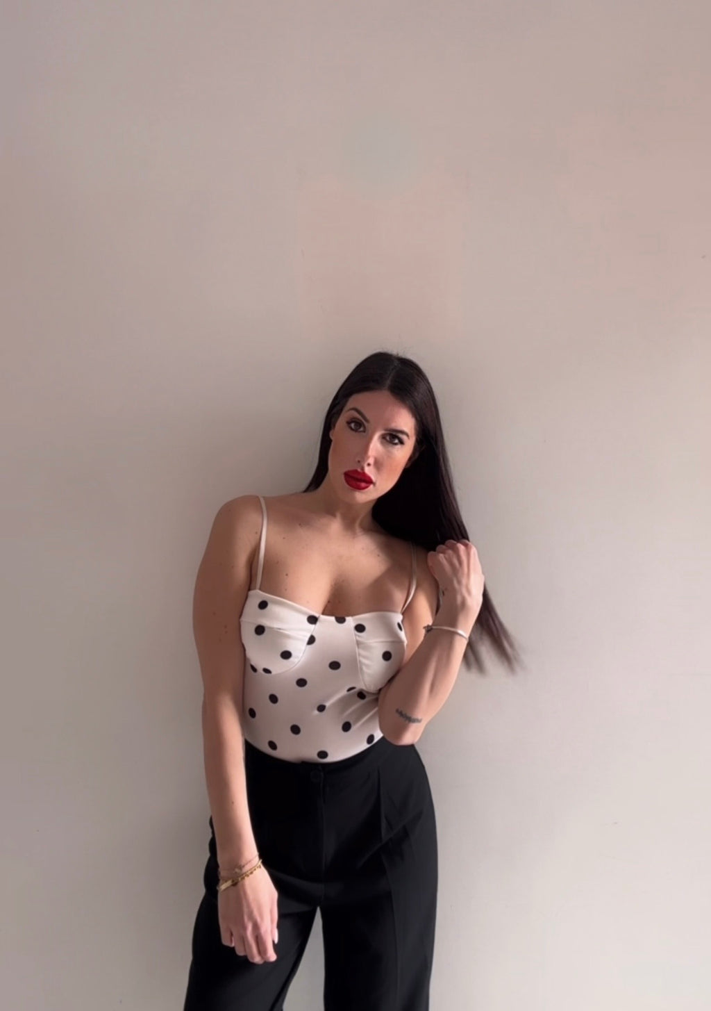 Body a pois 🤍🖤✨