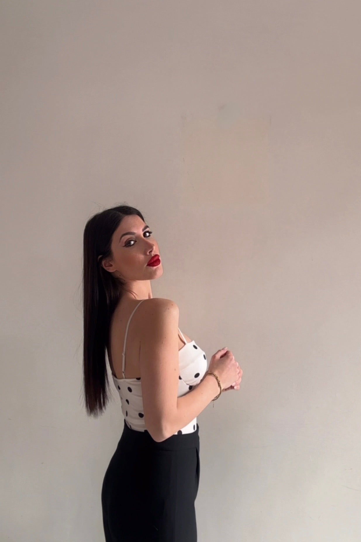 Body a pois 🤍🖤✨